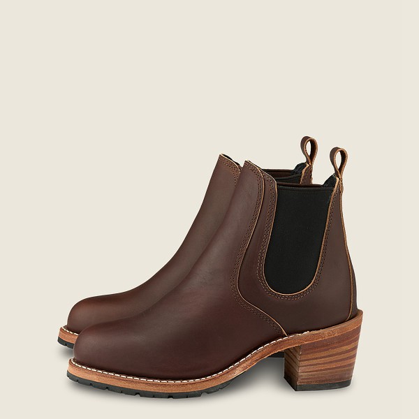 Red Wing Heritage Bot Bayan - Harriet - Heeled Oro-Iginal Deri - Koyu Kahverengi - 92LPUQWKS